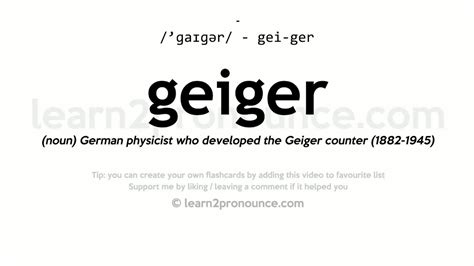 geiger pronounce.